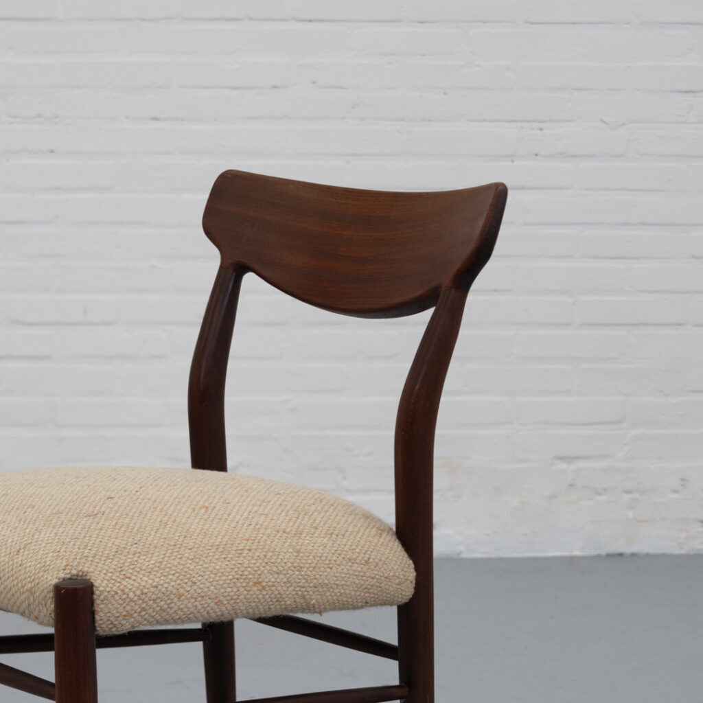 Set of 4 dining chairs by Lübke, 1960s