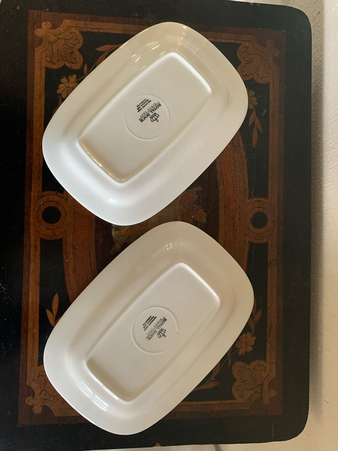 Pair of Royal Boch plates