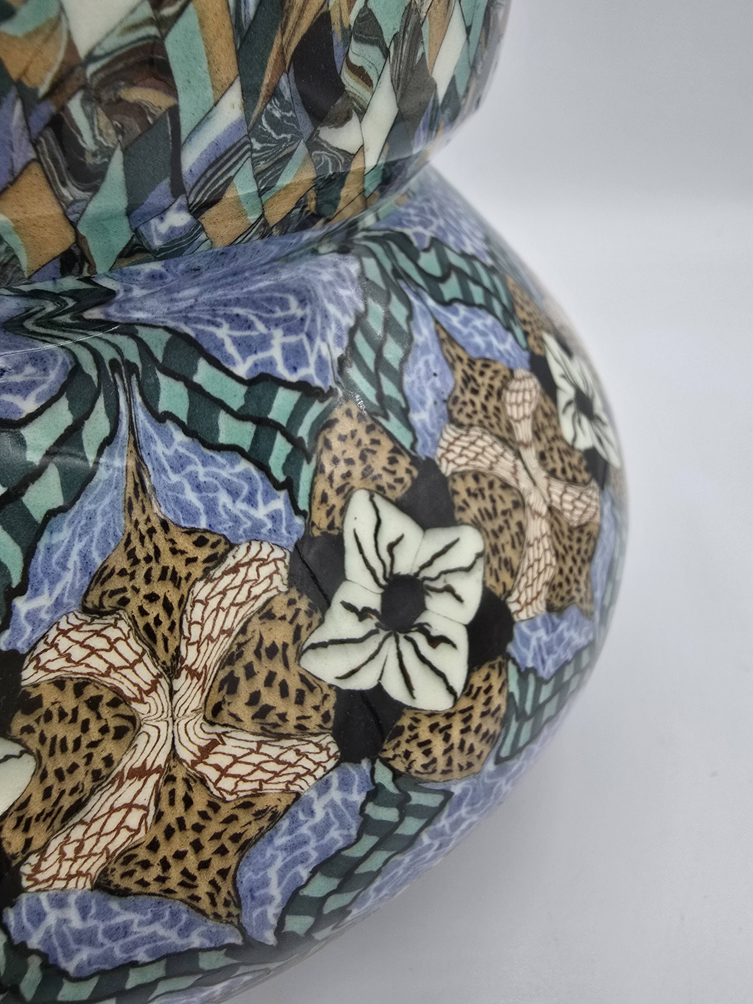 Jean Gerbino (1876-1966) Vallauris – Vase - Cache-pot  - 22 cm /  vers 1950