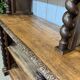 Bibliothèque de boiserie en chêne et sapin début XXème