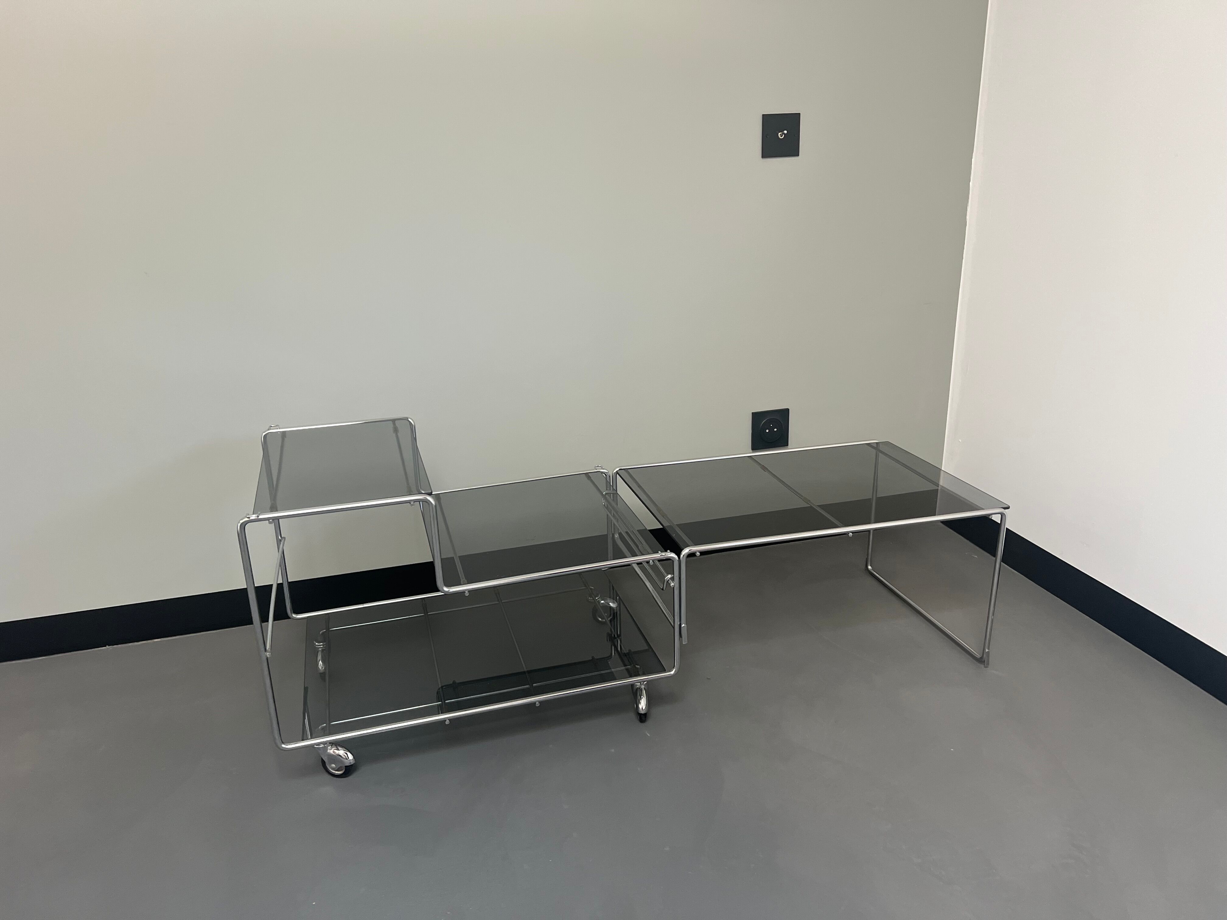 Coffee table trolley by Max Sauze, 60s