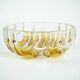 Pressed glass platter by Walther-Glas, geometric pattern, Germany, 1970s