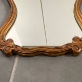Baroque mirror in gilded wood from the 50s