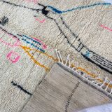 Handmade moroccan berber carpet 264 x 150 cm