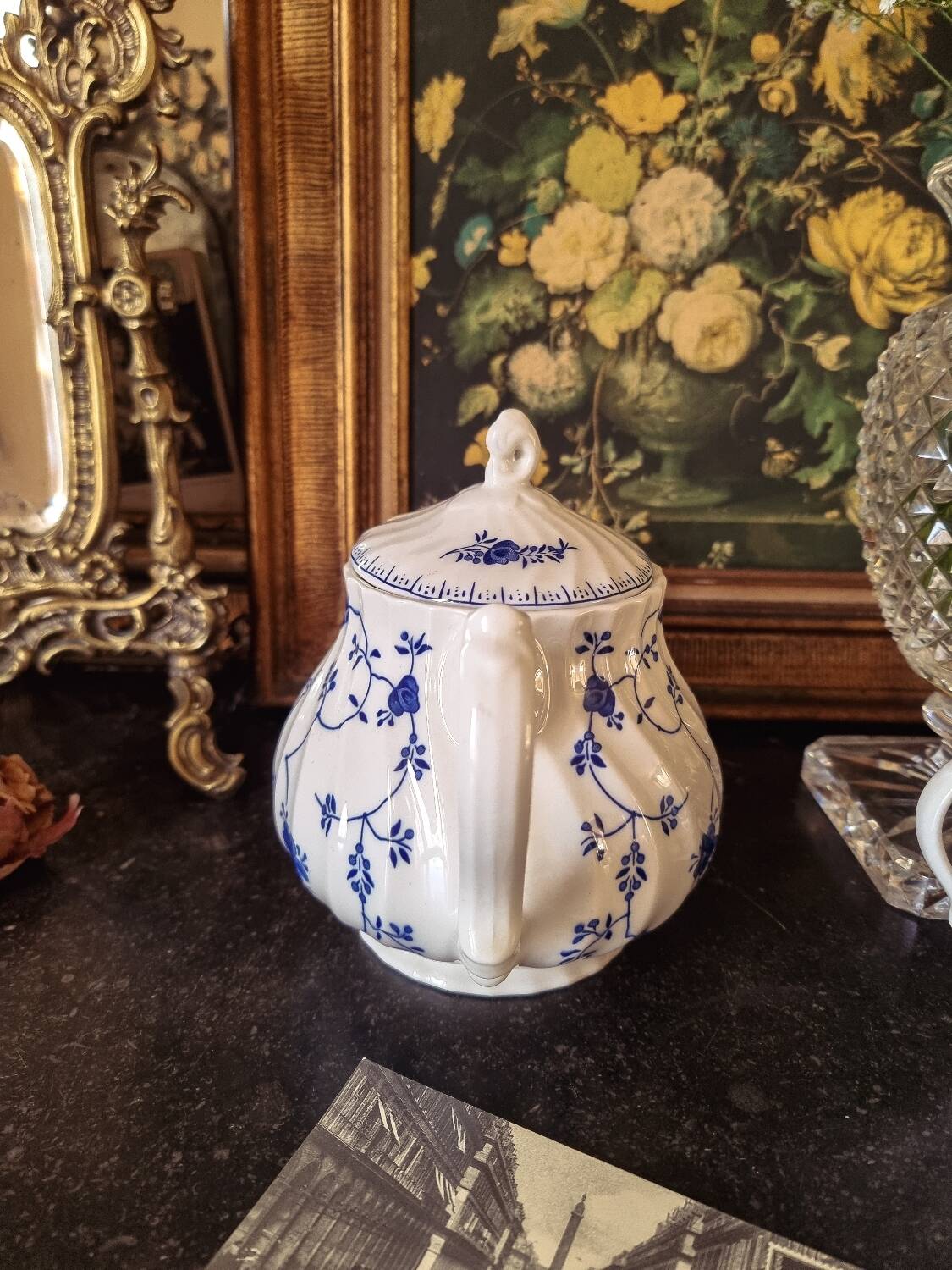 Churchill teapot and milk jug