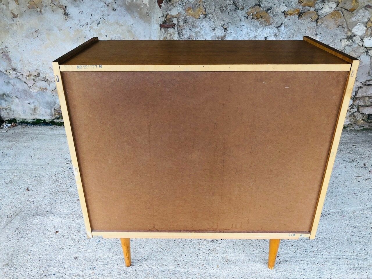 Vintage 4-drawer dresser by Capelle 70s