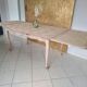 Renovated solid oak extendable table