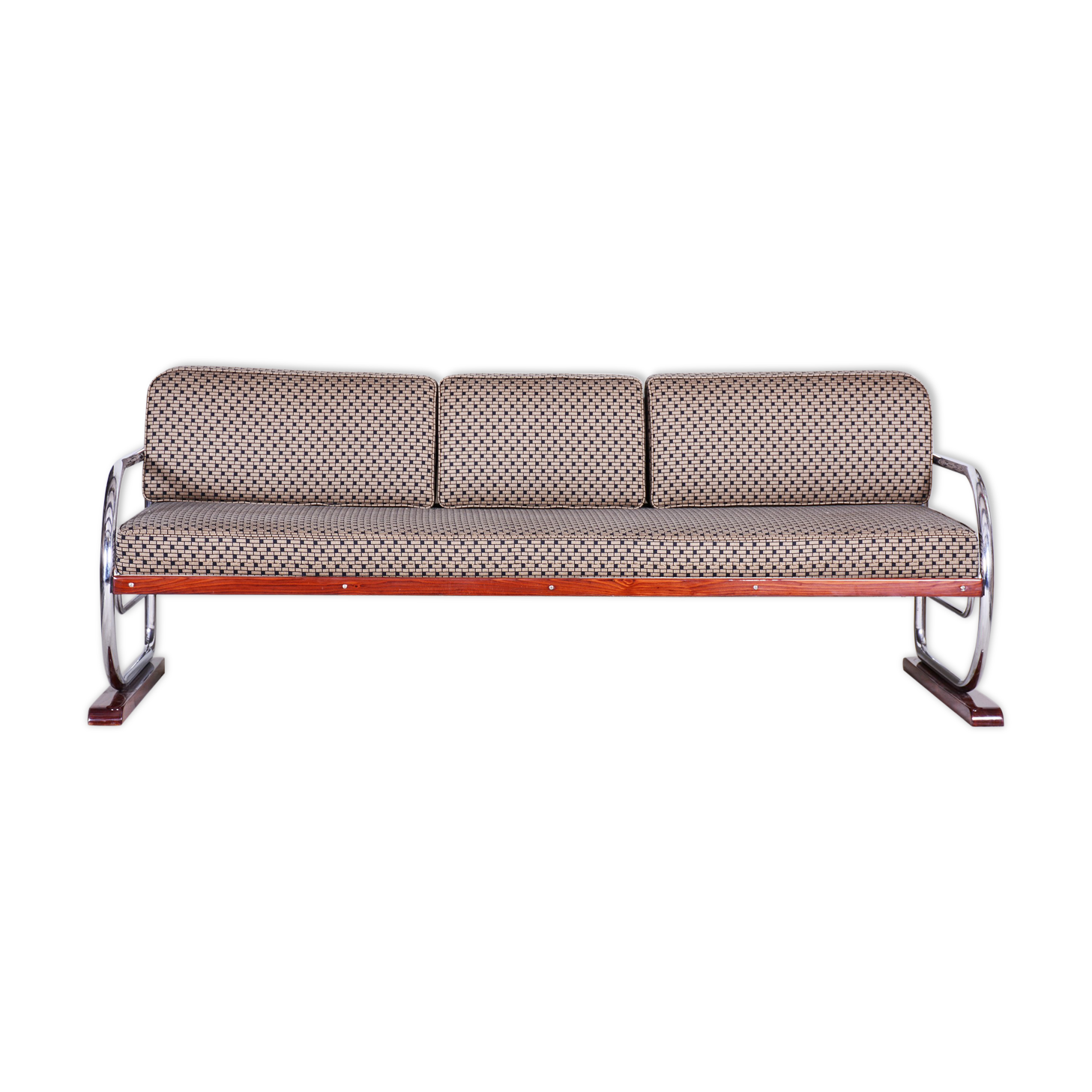 Canapé Bauhaus fabriqué dans les années 1930 en Tchéquie par Robert Slezák