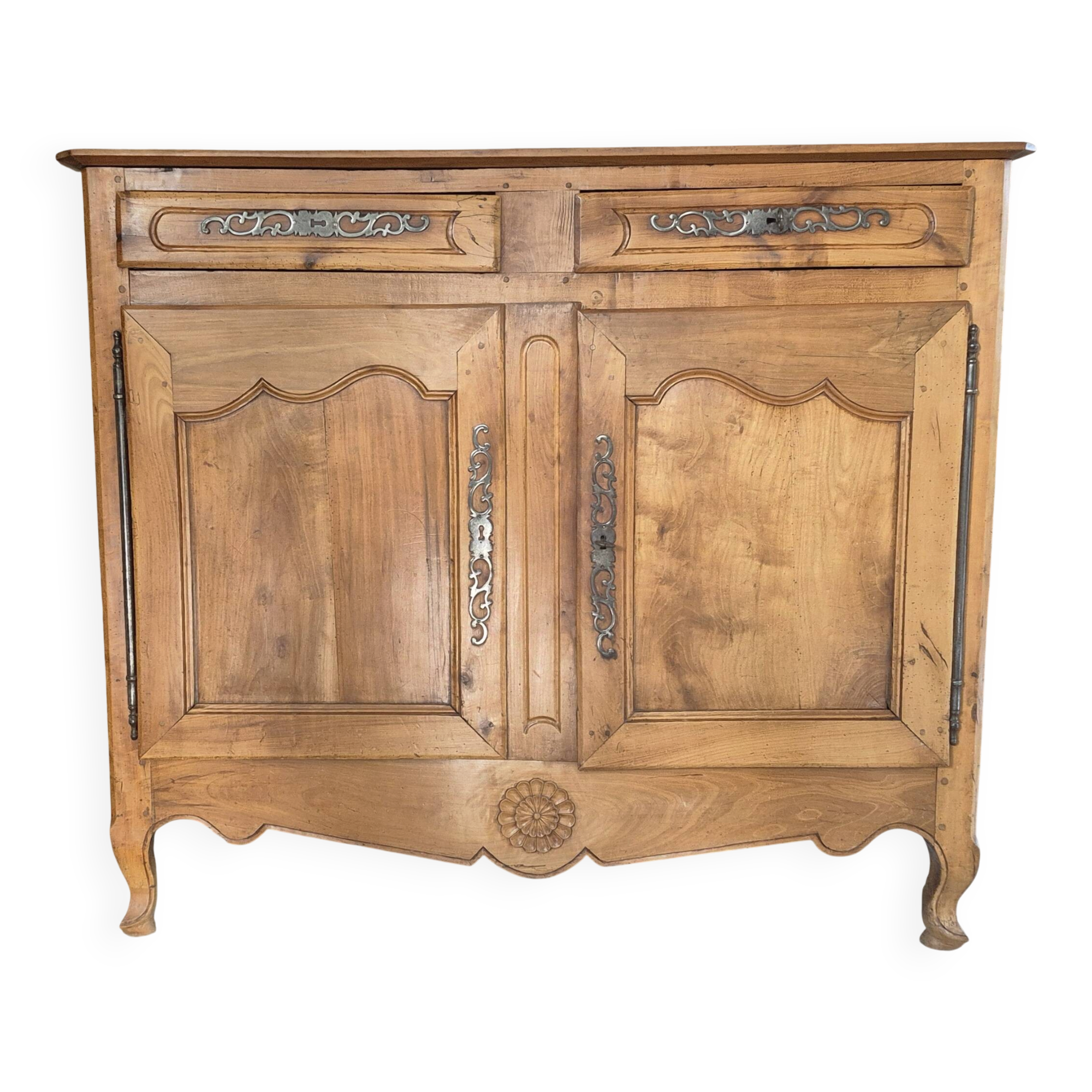 Cherry wood buffet, carved in the Louis XV style - early 19th century