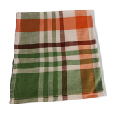 Vintage checked table napkins