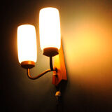 Mid-Century Teak Wall Lamp