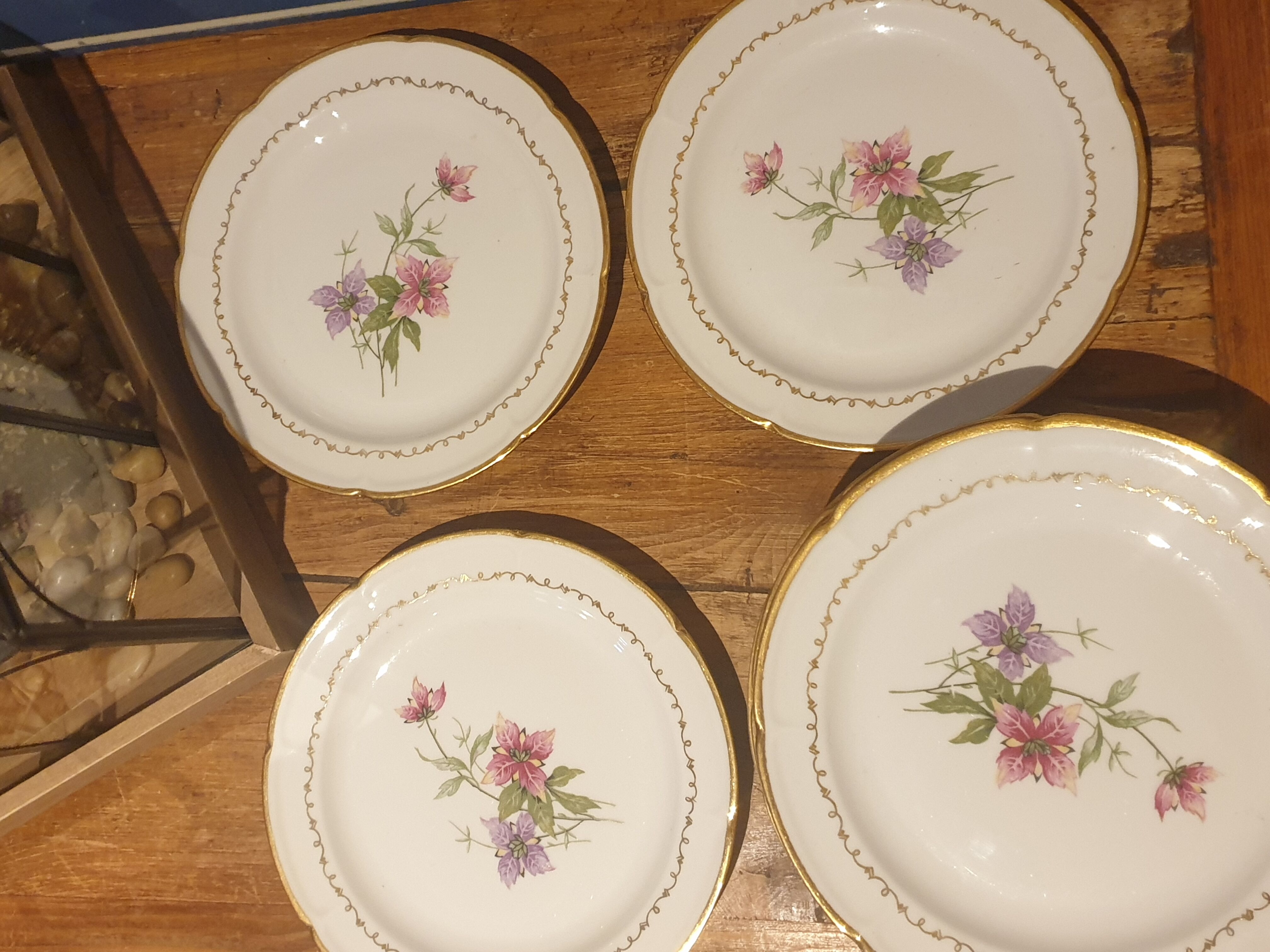 Limoges porcelain dessert plate