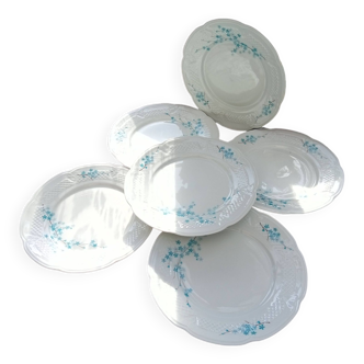 6 assiettes plates