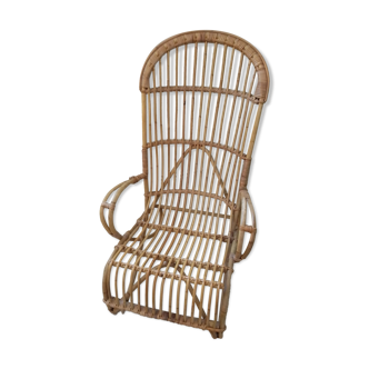 Rocking chair rattan