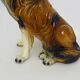 Life-size ceramic collie dog sculpture from the 1960s