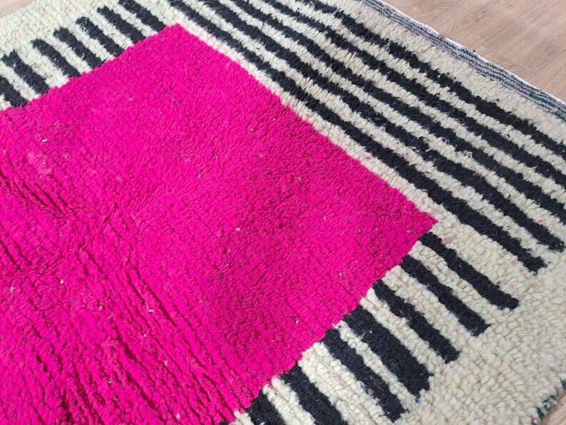 Handmade pure wool rug, traditionally woven, 1.5/2.5 m.