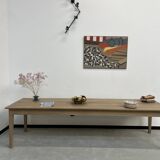 Farm table with tapered legs (300 cm x 90 cm)