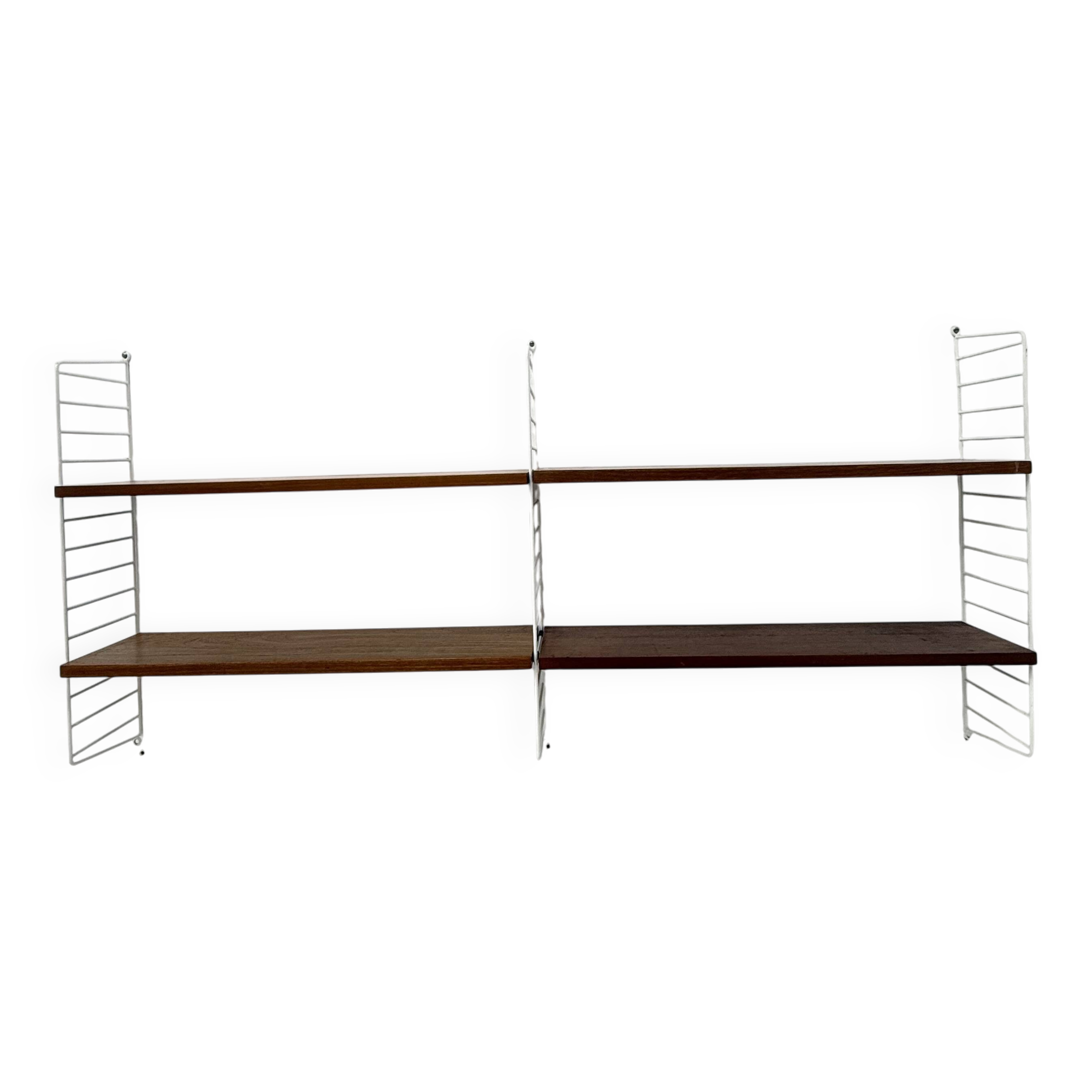 Mid-Century Nisse Strinning string design teak wall unit , 1960s