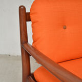 Knoll Antimott  teak armchair 1960