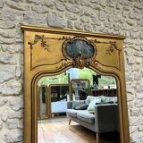 Old trumeau 146cm/89cm old mirror