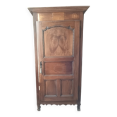 Armoire de mariage marquetée du 18°s.