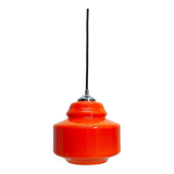 Orange glass pendant lamp Polam-Pila, 1970s.