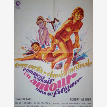 Old 1967 movie poster