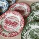 8 Johnson Bros "Coaching Scenes" English dessert plates