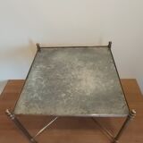Table basse néoclassique 1960 laiton doré