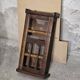 Vitrine en bois et verre biseauté 1920