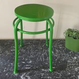 Metal and wood stool
