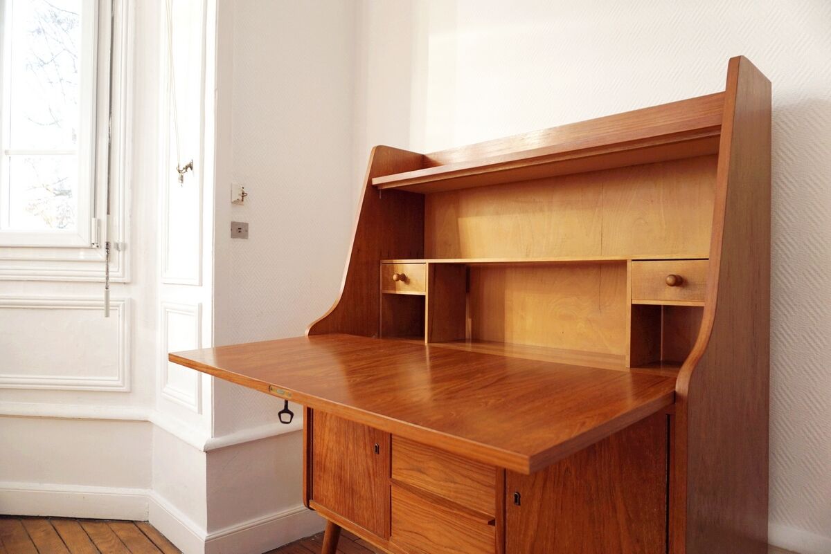 Secretary Scandinavian teak