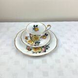 Yellow Trio Coffee Cup - Rheinpfaltz Hartporzellan Germany