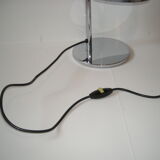 Stainless steel lamp of the 60s - 70s