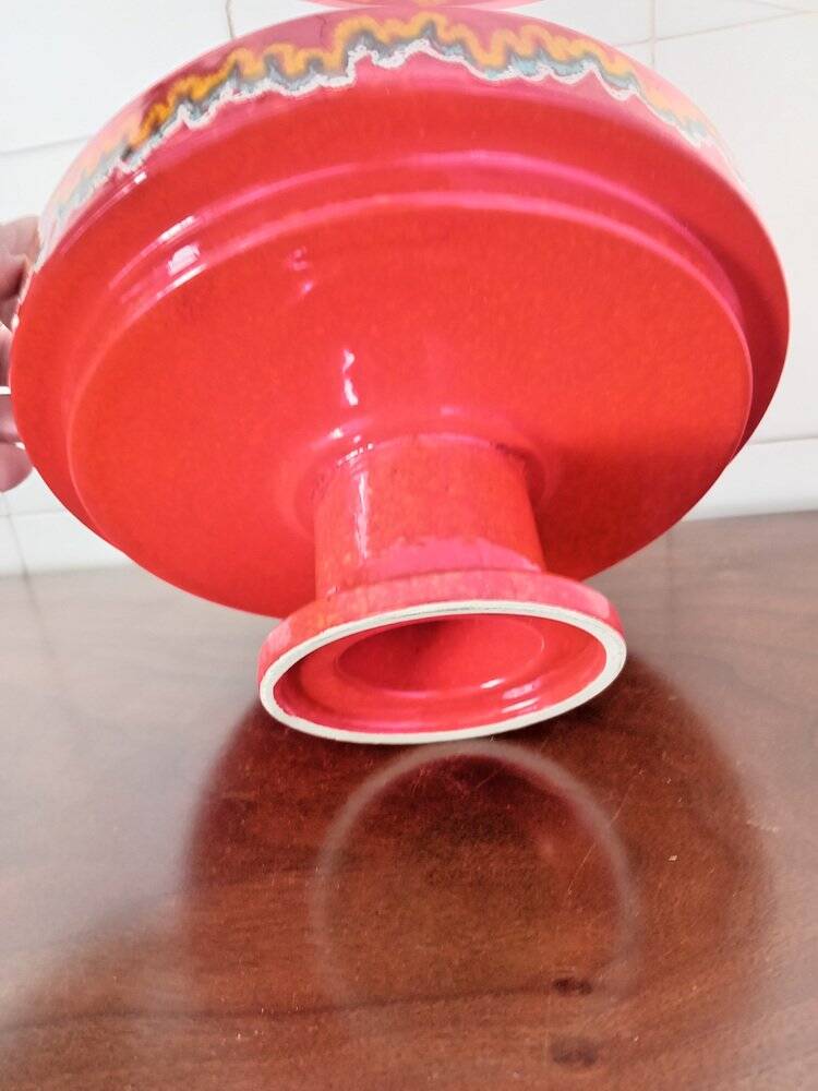 Bertoncello ceramic cake stand, 1970s
