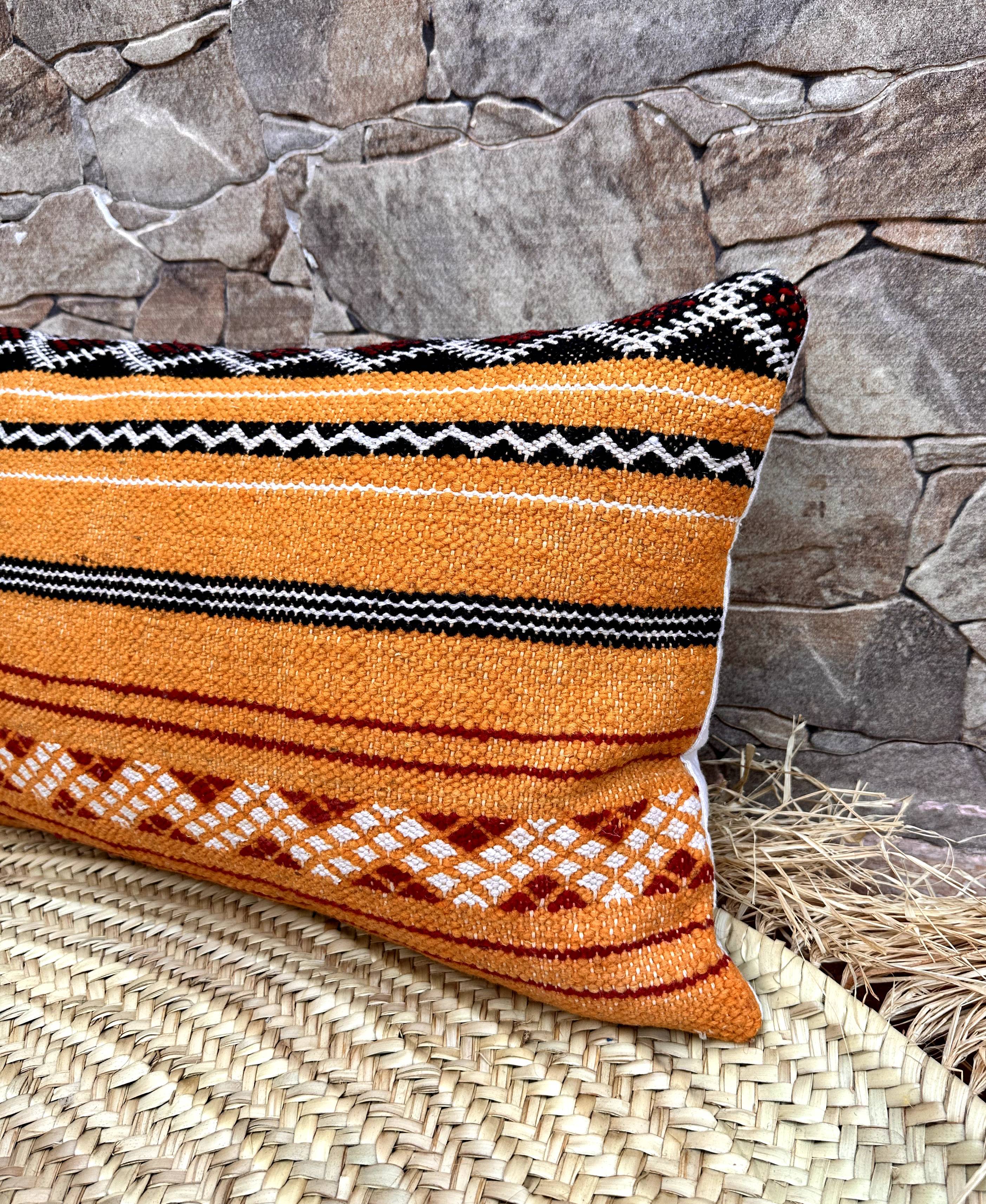 Vintage Berber Pillow Moroccan Cushion Cover Wool