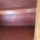 Headboard – console – sideboard – art deco – 2 doors – 2 niches in solid walnut e
