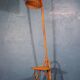 Rattan floor lamp 1950