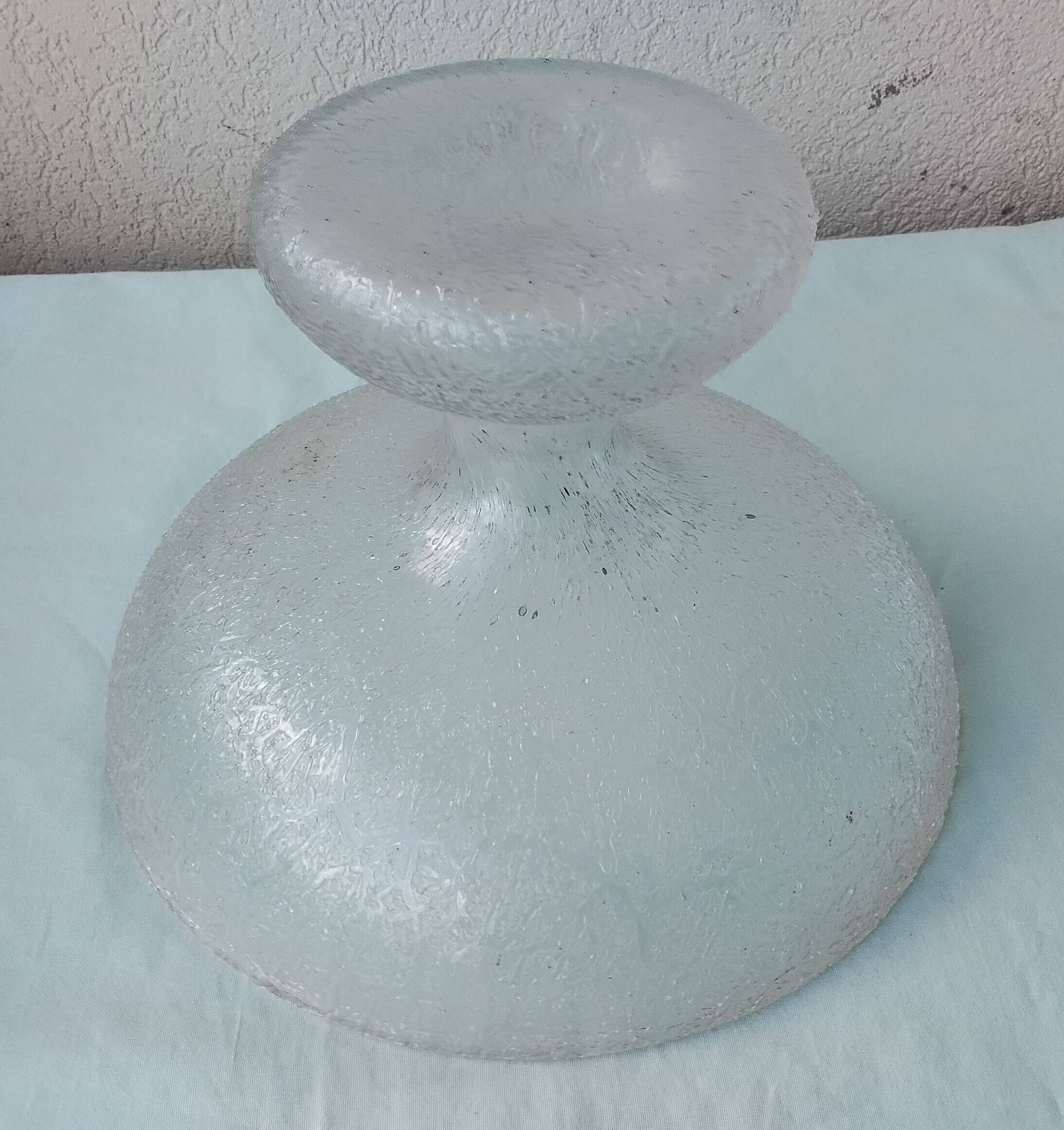 Crystal bowl on a pedestal