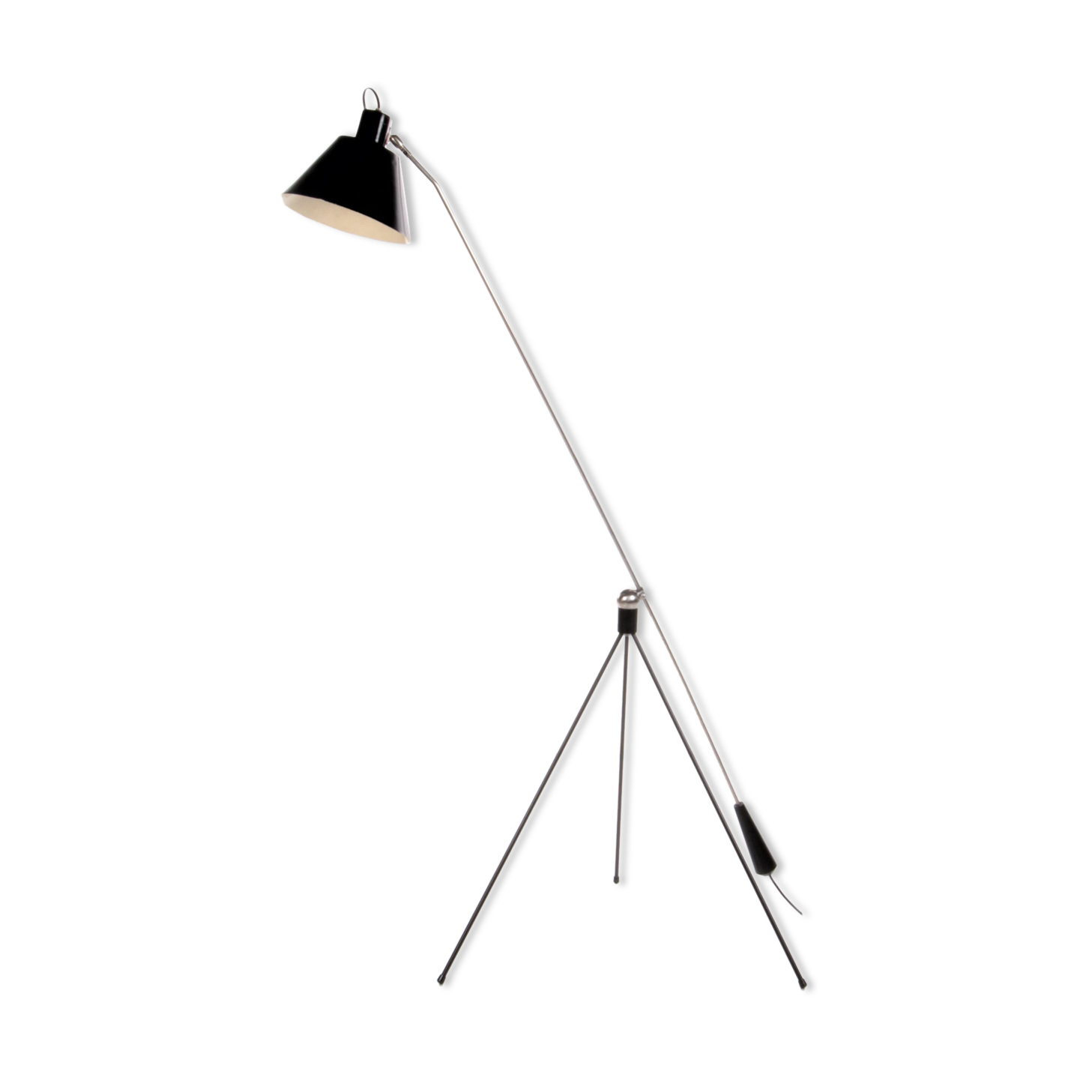 Artiforte Magneto floor lamp design by H. Fillekes 1950s Netherlands