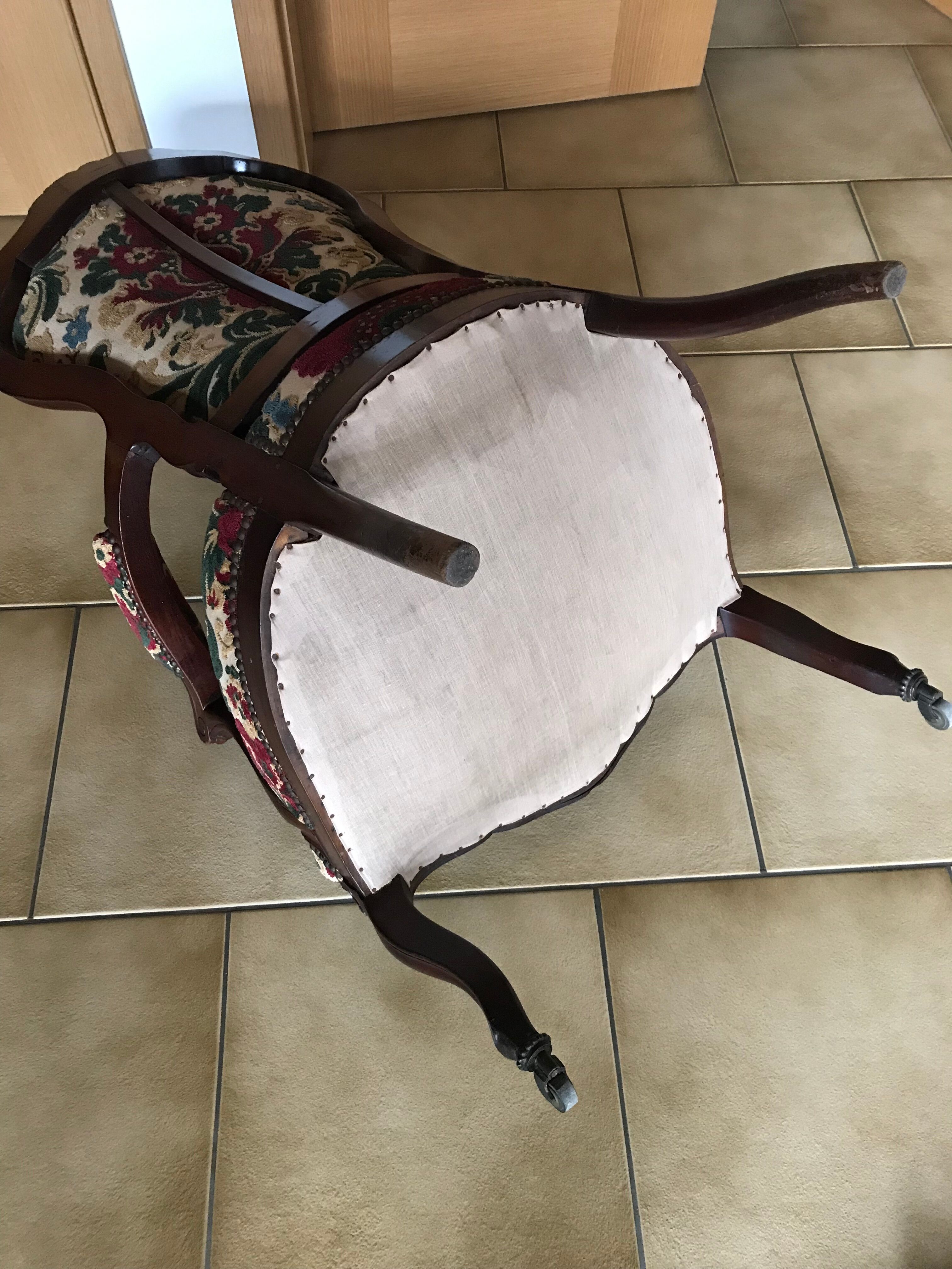 Authentic voltaire armchair 19th