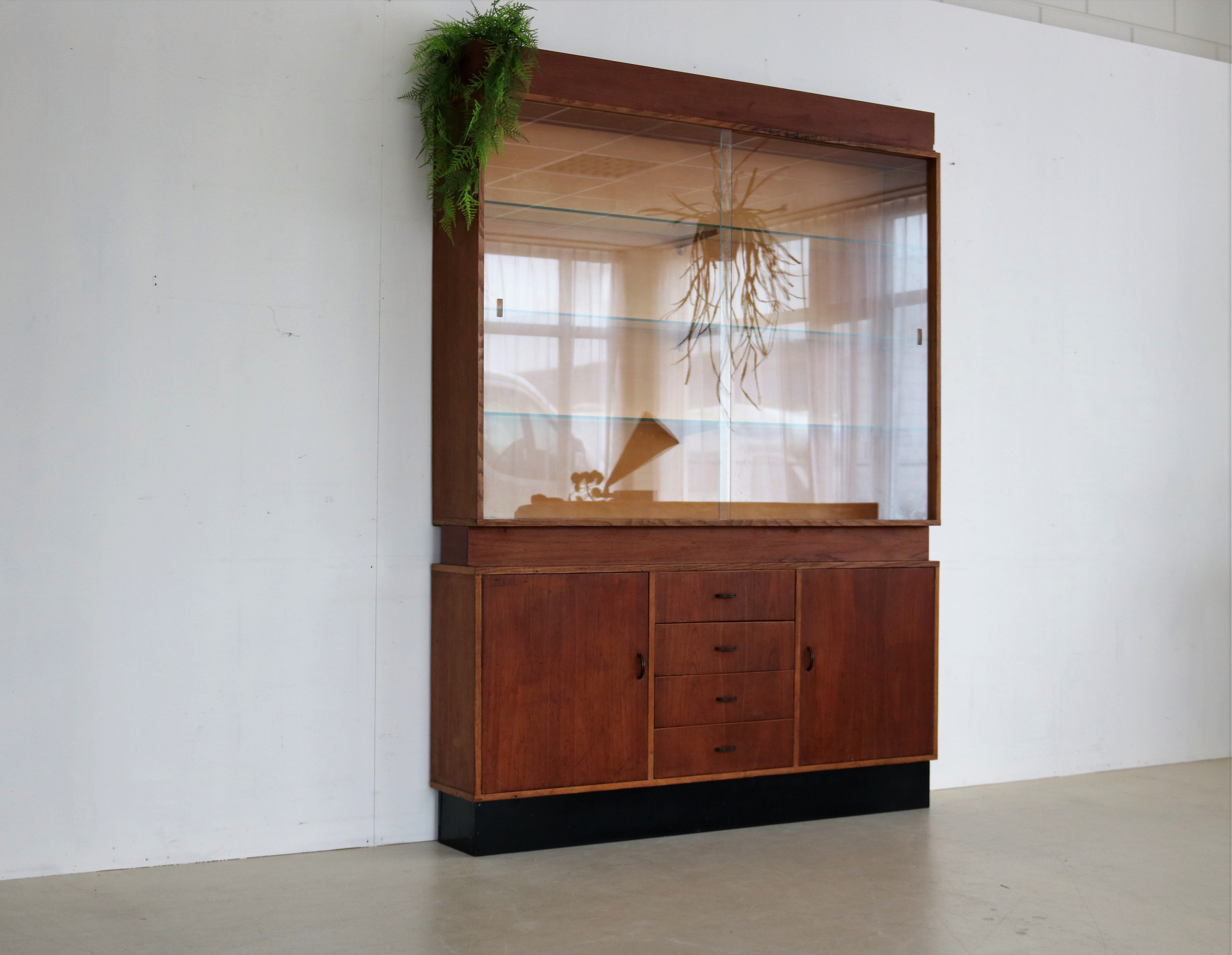 vintage display cabinet