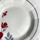Set of 6 semi-deep plates Abeille d'or, St Amand, 20th century