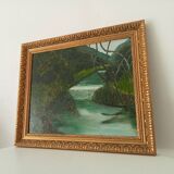 Oil painting by René Férréol Ringenbach "Val de Cusance"