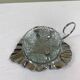 Metal and glass bowl