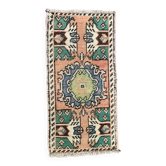 Petit tapis turc vintage 87x56 cm, Short Runner, Tribal, Shabby, Mini Tapis