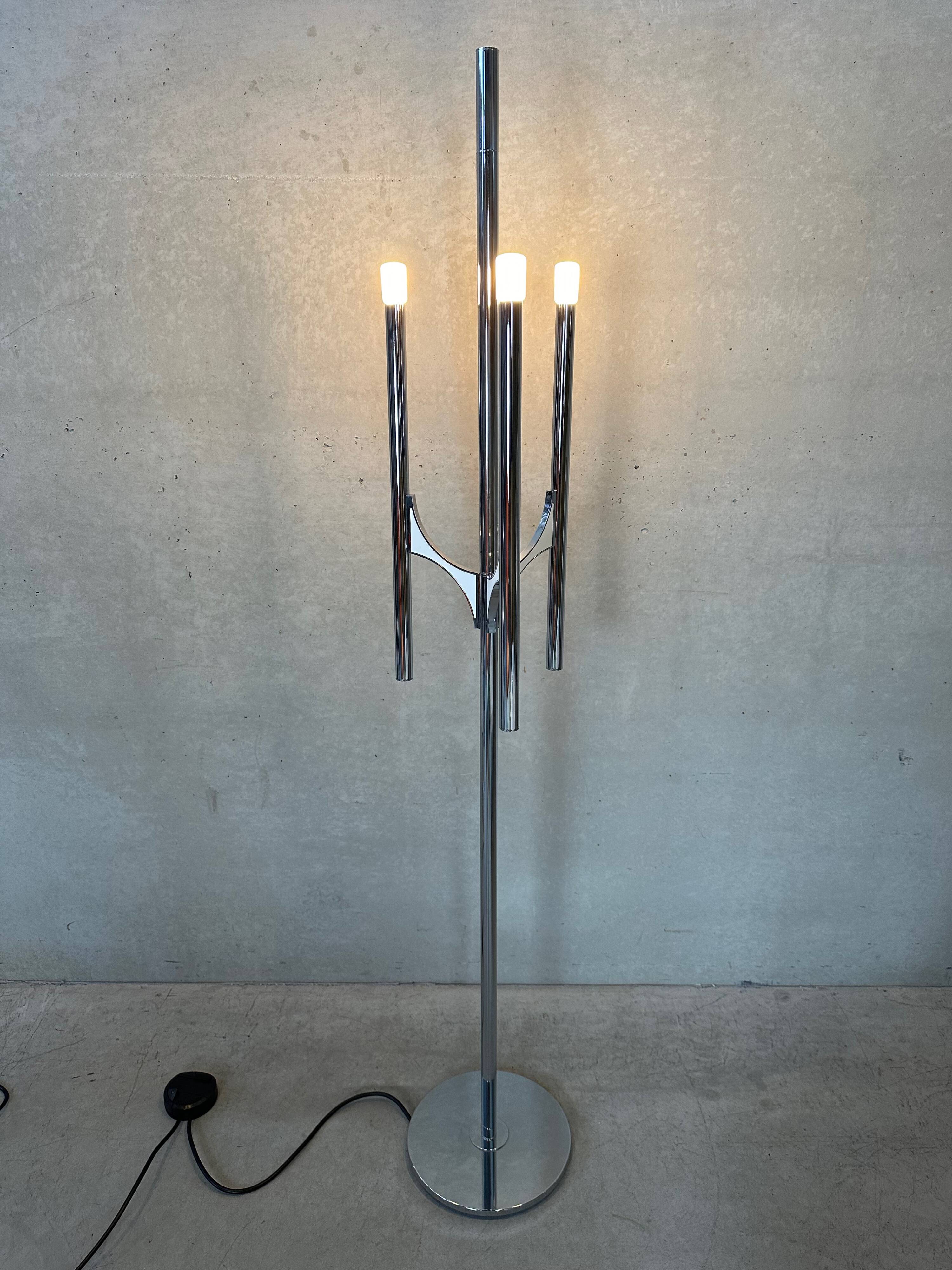 Vintage floor lamp (with or without shade) – Sciolari