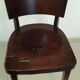 New York brewery chair in dark walnut beech