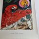 Poster after Marc Chagall "the red roofs" 63 cm by 75 cm