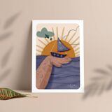 Illustration "voyage imaginaire" a4